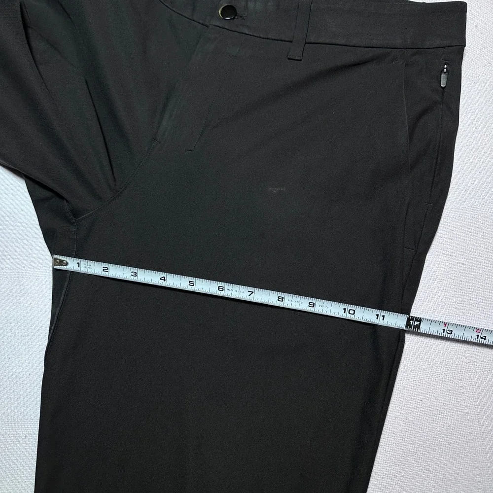 Lululemon ABC Slim Fit Trouser Pant Mens 32x30 Warpstreme Tech Chino Black